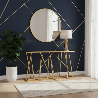 Table console en acier inoxydable design Table Console tables Table de luxe nouvelle