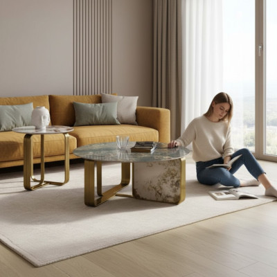 Table basse Salon Design Meubles Table Luxe Table d'appoint Moderne