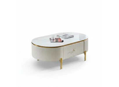 Table basse moderne de luxe Design de table basse Table de salon côté