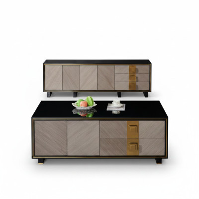Salon Conception Tables Meubles Luxe Table d'appoint Bois Moderne Table basse