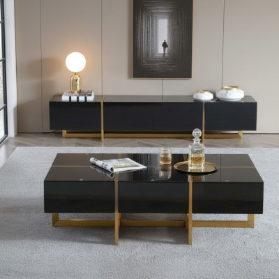 Table basse Table de luxe Tables modernes Salon Tables basses Mobilier Bois