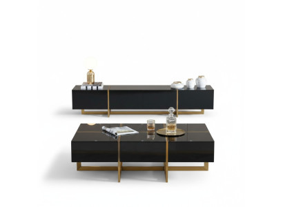Table basse Table de luxe Tables modernes Salon Tables basses Mobilier Bois