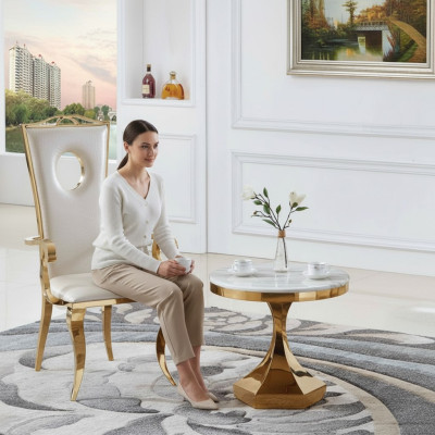 Table basse Design Moderne de Luxe Table de Salon Table d'appoint 60x54