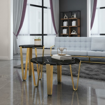 Conception du salon Table basse Mobilier Table de luxe Table d'appoint Moderne