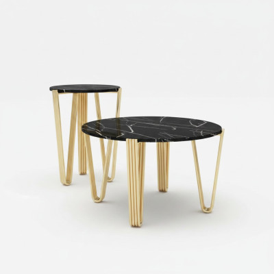 Conception du salon Table basse Mobilier Table de luxe Table d'appoint Moderne