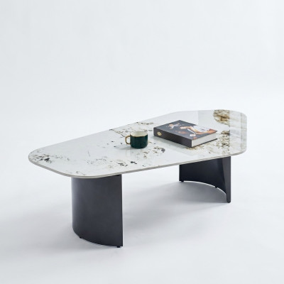 Table basse Table de luxe Conception Tables Café Salon Marbre nouveau