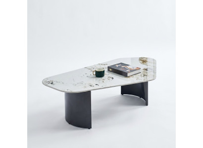 Table basse Table de luxe Conception Tables Café Salon Marbre nouveau