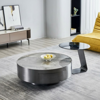 Table d'appoint Tables Designer Salon Table basse Ensemble de 2 pièces. Mobilier