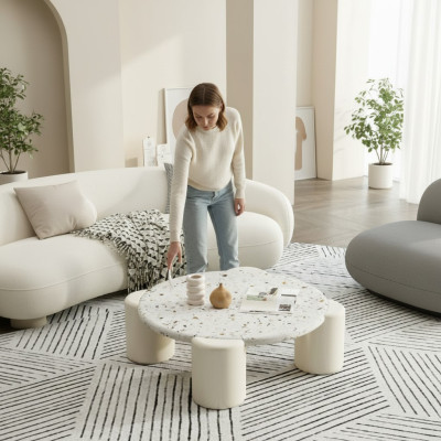 Table basse Table d'appoint Table basse Table design Table de salon nouvelle