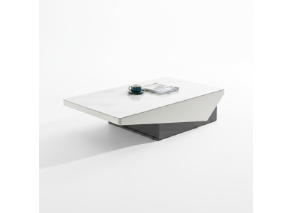 Table basse de luxe moderne du designer pour le salon, tables d'appoint en bois.