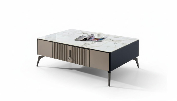 Table basse Salon Design Mobilier Table de luxe Table d'appoint Bois Moderne