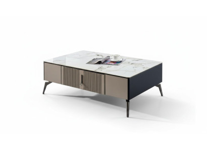 Table basse Salon Design Mobilier Table de luxe Table d'appoint Bois Moderne