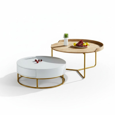 Tables Set Coffee tables Coffee table Side table Design Living room 2-piece  Ensemble de tables Tables basses Table basse Table d'appoint Design Salon 2 pièces