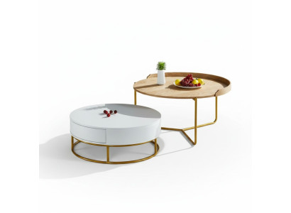 Tables Set Coffee tables Coffee table Side table Design Living room 2-piece  Ensemble de tables Tables basses Table basse Table d'appoint Design Salon 2 pièces