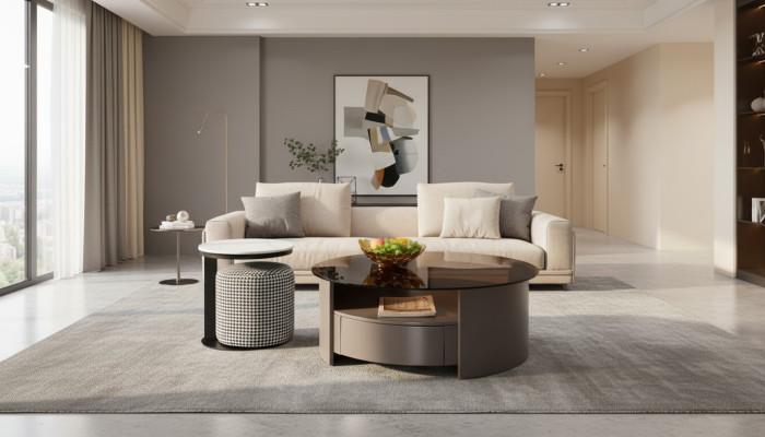 Table basse Grauner Table d'appoint Table basse Table basse Design de luxe Moderne