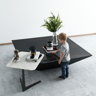 Table basse Design Tables de luxe Mobilier de salon Table d'appoint moderne