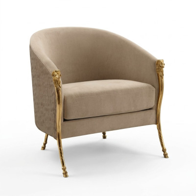 Fauteuil de designer de luxe Lounge Club Relax Salon canapé Rembourrage Canapé Place assise
