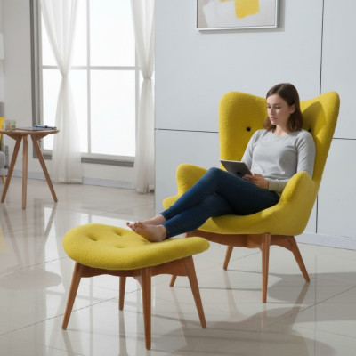 Fauteuil Club Lounge Designer Canapé de luxe Chaise Chaises Tapisserie Siège Mobilier