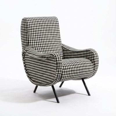 Fauteuil Design Moderne Salon de Luxe Fauteuil Rembourré Mobilier Détente Club
