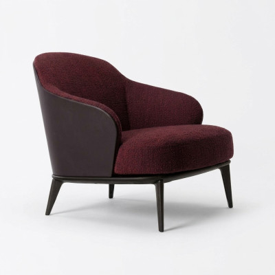 Chaise de designer, chaise de conférence, chaise de salle à manger, chaise de bureau en rouge, neuve.