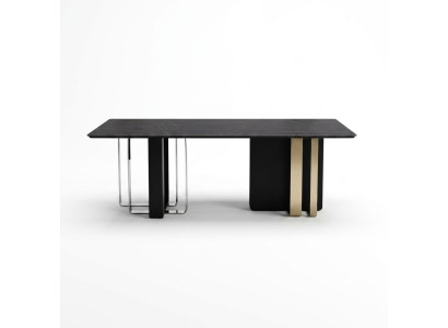 Noir tables en bois Table de salle à manger Table de salle à manger style Table à manger 180x90