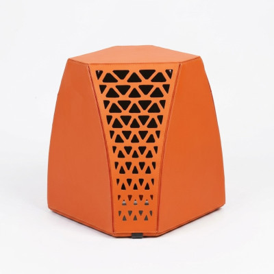 Salon Table basse Orange Style Moderne Matériau Bois Luxe