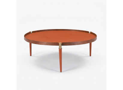 Table basse Salon Mobilier de luxe Design moderne Table Orange Tables basses