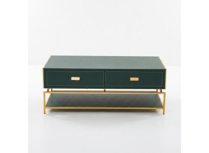 Salle de séjour Table basse de luxe Style de design moderne Tables basses en bois Vert