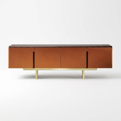 Buffet en bois buffet bas Salle à manger Design de luxe Mobilier moderne Meuble TV