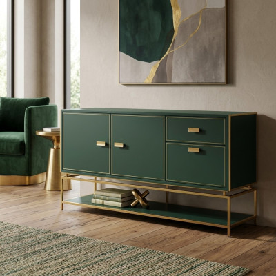 Buffet de salle à manger Style Moderne Matériau Bois Nouveau Design de Luxe Commode