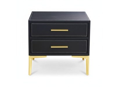 Table de chevet de luxe Noire Chambre nouvel Design Mobilier Style Moderne