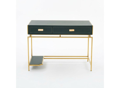 Bureau d'ordinateur Table en bois vert Mobilier de bureau Bureau de luxe Tables