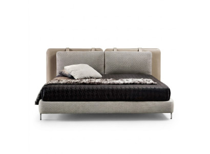 Chambre Grand Lit double Lit élégant Bois neuf Luxe Moderne