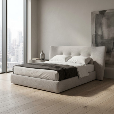 Designer Bette Double nouveau tissu luxueux Chesterfield pour meubles de chambre.