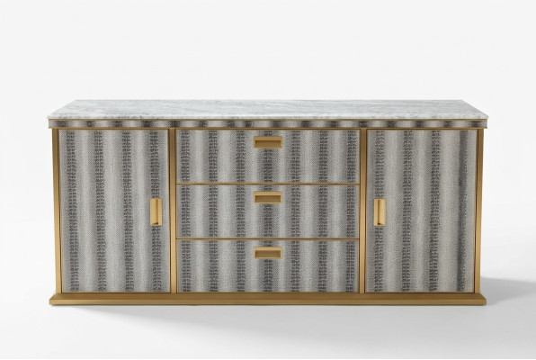Meuble de salon Buffet en bois Armoire de luxe blanche Moderne neuve