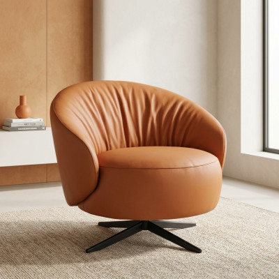Fauteuil design moderne pour salon, canapé une place, divan, club de luxe.