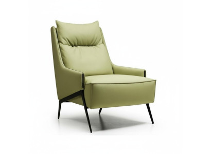 Salon Fauteuil 1 Siège Canapé Rembourrage Luxe Textile Design Mobilier en Bois