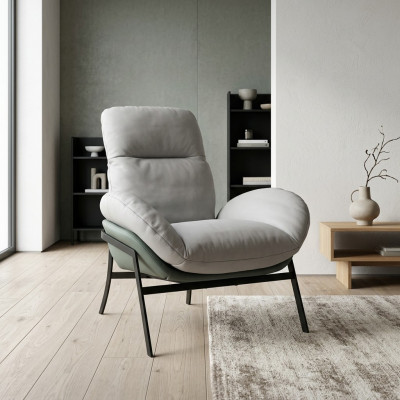 Fauteuil Siège Mobilier Design Salon Rembourrage Bois Moderne Luxe Nouveau
