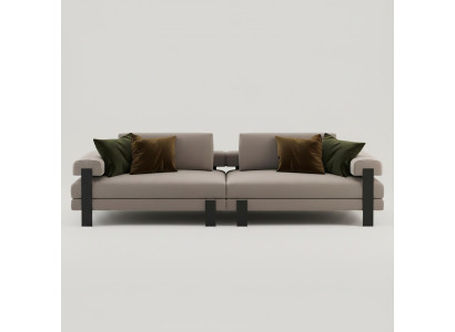 Canapé 2 places en tissu en bois Canapé moderne Revêtement de canapé de luxe design neuf