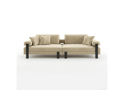 Canapé design 2 places Canapé moderne Rembourrage beige Canapés Designsofa neuf