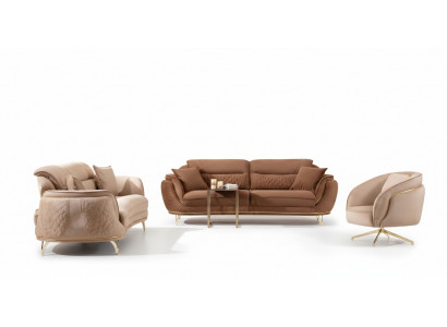 Ensemble de canapé 3 2 1 places Design Canapé Rembourrage Canapés Modernes de Luxe
