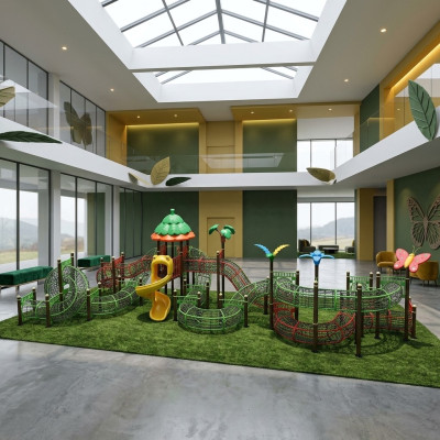 Complexe sportif en plein air Jardin d'escalade pour enfants Aire de jeux Parc d'attractions public