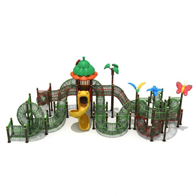Complexe sportif en plein air Jardin d'escalade pour enfants Aire de jeux Parc d'attractions public