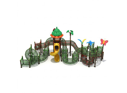 Complexe sportif en plein air Jardin d'escalade pour enfants Aire de jeux Parc d'attractions public