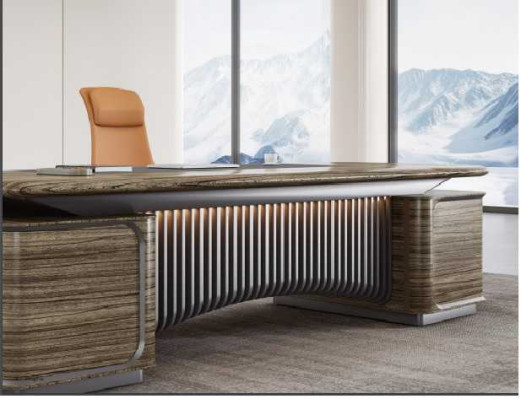 Ensemble de bureau Bureau en angle Armoire 2 pièces Suite de groupe Bureau