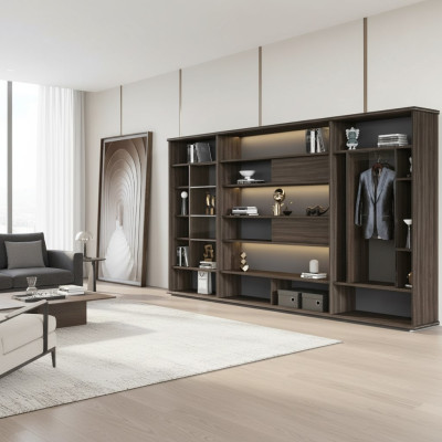 Armoire de designer Armoire de chambre Salon Mobilier de bureau de luxe Étagère en bois