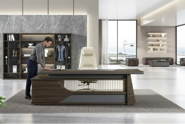 Bureau d'angle Bureau d'ordinateur Table Bureau Bureau de luxe Mobilier de salle d'étude
