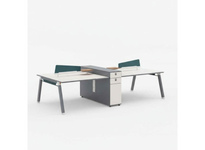 Bureau Ensemble de bureau de salle d'étude Équipe Bureau Tables Nouveau