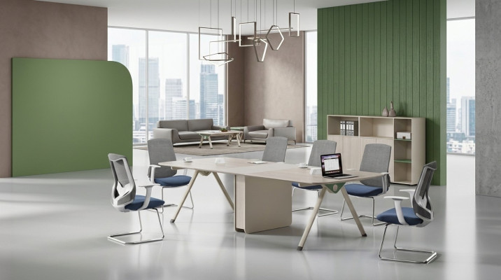 Table de conférence de design Table de luxe Mobilier de bureau Bureau Mobilier Bureau Informatique
