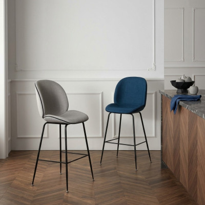 Salle à manger Chaise de salle à manger moderne Chaise rembourrée Mobilier design Gris neuf